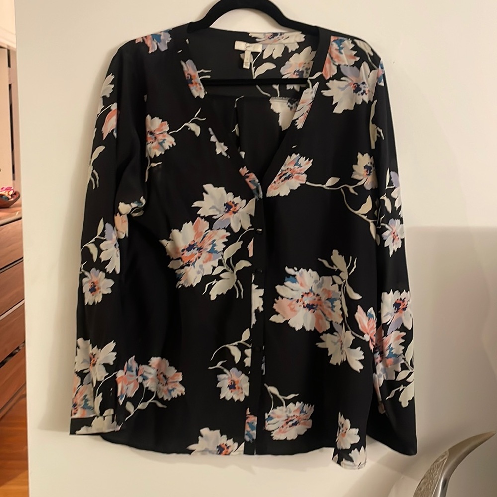 Joie Silk Floral Blouse